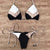 Women Floral Print Bikinis Sexy Striped Patchwork Swimsuit New Triangle Bandage Swimwear Bathing Suit Brazilian Tassel Beachwear