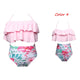 High Waist Bikini Set Ruffles 2 Pieces Swimwear