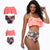 High Waist Bikini Set Ruffles 2 Pieces Swimwear For Mother and Daughter