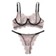 Women Lingerie Corset Lace Underwire Racy Muslin Sleepwear Underwear Tops and Briefs Fashion Sous Vetement Femme Sexy Ensemble