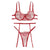 Women Lingerie Corset Lace Underwire Racy Muslin Sleepwear Underwear Tops and Briefs Fashion Sous Vetement Femme Sexy Ensemble