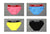 Women Panties Boxers 4pcs/lot Exercise Brief Lingerie Colorful