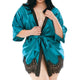 Silk Kimono Babydoll Lace Lingerie Bath Robe