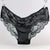 Women Sexy Seamless Briefs,Ultra-Thin Transparent  Flower Embroidered Patterned Plus Size Underwear Cotton Lace Panties #026