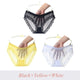Women Sexy transparent Briefs Low-Rise Mesh Lace Briefs Lingerie Plus size Panties Ladies Underwear Multipack Panties 3 pcs