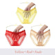 Women Sexy transparent Briefs Low-Rise Mesh Lace Briefs Lingerie Plus size Panties Ladies Underwear Multipack Panties 3 pcs