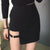 Women Aesthetic Hollow Out Irregular Mini Skirt