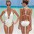 High Cut One Piece Backless Swimsuit