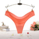 Women ruffles Underwear Invisible Seamless T Panties G-String Female Sexy Thongs Intimates Lingerie Ladies Briefs 1pcs sf2051