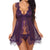 Chemise Sex Costumes Porno Nightwear Sleepwear with G String