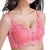 Ultra-thin Full Coverage Underwire Lace Floral Embrodiery Plus Size Bra