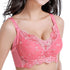 Ultra-thin Full Coverage Underwire Lace Floral Embrodiery Plus Size Bra