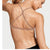 Women's Open Back Sports Bra Wireless Shockproof Running Bra