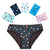 Women's Panties Cotton Female Underwear Sexy Lace Bikini Briefs Plus Size Lingerie Striped Print Intimates 5 Pcs/set FUNCILAC