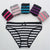 Women's Panties Cotton Female Underwear Sexy Lace Bikini Briefs Plus Size Lingerie Striped Print Intimates 5 Pcs/set FUNCILAC