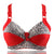 Women's Plus Size Bra Leopard Print Wire Free Bras Push Up Ajusted Brassiere Thin Cup Underwear 44 46