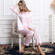 Silk Pajamas Set  Pajama Sleepwear Set