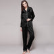 Womens 100% Silk  Pajamas Set Loungewear