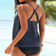 Womens Plus Size Tankini Swimsuit Two Pieces Swimwear
