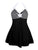 Womens Sexy Halter Floral Print Swimwear Tankini Swimdress