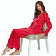 Womens Silk Satin Pajamas Set Loungewear