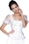 Top Sexy Bride Lace Up Party Corselet Club Bodysuits Steampunk Plus Size Bustiers