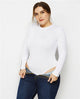 Large Size Women Long Sleeve Solid Sexy Slim Bottoming Bodysuits