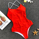 Hot Backless One Piece Swimsuit Lady Sexy Bandage String