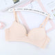 Solid Ultra-thin Cup Gather Bra One Piece Small Bust