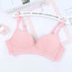 Solid Ultra-thin Cup Gather Bra One Piece Small Bust