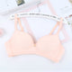 Solid Ultra-thin Cup Gather Bra One Piece Small Bust