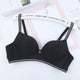 Solid Ultra-thin Cup Gather Bra One Piece Small Bust