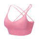 Pink Sports Bra Training Top White Undershirt Bra