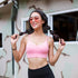 Pink Sports Bra Training Top White Undershirt Bra