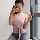 Yoga Tops Sleeveless Sports T Shirts Active Wear