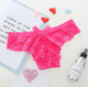 luckymily Sexy Women Bowtie Panties Female Underwear Floral Lace Women Panties Breathable Ladies Low Waist Transparent Briefs