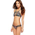 Two Piece Of Print Bikini Elastic Beachwear