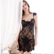 Underwear Babydoll Sleepwear Lace Dress G-string Set