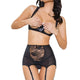 Women Sexy Hollow Out Lingerie Lace Set Underwear