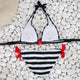 Women Bikini Set Striped Swimsuit Swimwear