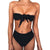 Push-Up Padded Solid Off Shoulder Swimsuit