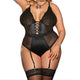 Plus Size Lace Bustier Sexy Lingerie Nightwear