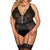 Plus Size Lace Bustier Sexy Lingerie Nightwear