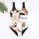 swimwear women 2019 sexy 3D flamingo one piece swimsuit cartoon print  Beachwear femme swim suit monokini Swimming