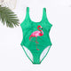 swimwear women 2019 sexy 3D flamingo one piece swimsuit cartoon print  Beachwear femme swim suit monokini Swimming