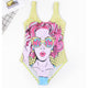 swimwear women 2019 sexy 3D flamingo one piece swimsuit cartoon print  Beachwear femme swim suit monokini Swimming