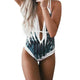 One Piece Beach Swimsuit Bathing Push Up Padded Bikini